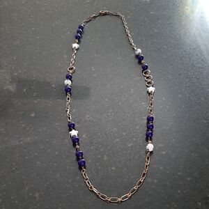 Anthropologie star beaded necklace